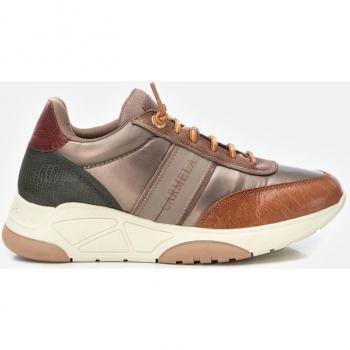 Zapatillas deportivas multicolor de mujer Carmela 161058 en piel/nylon TAUPE