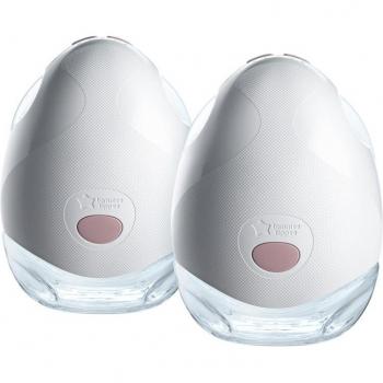 TOMMEE TIPPEE Made for Me Double Electric Wearable Breast Pump - White