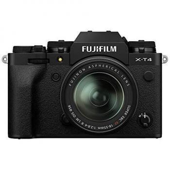 Fujifilm X-T4 16650742 - Kit de cámara con Objetivo XF18-55/2.8-4, Color Negro