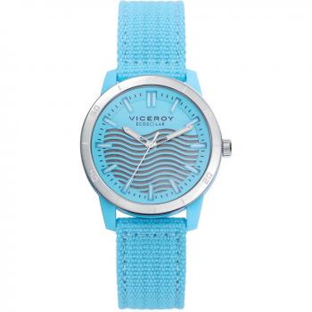 Reloj Viceroy Mujer Ecosolar 41114-37 | Diseño Sostenible con Correa de Nylon Azul