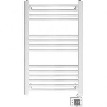 Radiador Eléctrico de Baño Adler AD 7824 con LED, 600 W, Blanco, IP24
