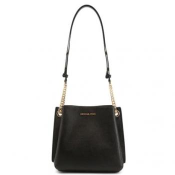 Michael Kors Teagen Shoulder Bag - Black Calfskin - One Size