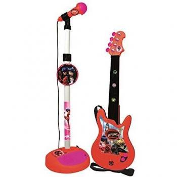 Ladybug- Miraculous: Tales of Ladybug & Cat Noir Zag Micro y Guitarra, 34 x 18 x 72 cm