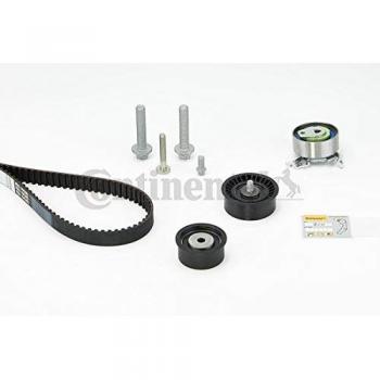 Juego de correas de distribución CONTITECH CT873K1 - Kit completo que incluye correa de distribución, rodillos tensores y bomba de agua, diseñado para garantizar un funcionamiento óptimo del motor, fabricado con materiales de alta calidad para