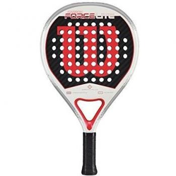 Wilson Carbon Force Lite Raqueta de Pádel, Unisex Adulto, Rojo/Negro, Talla Única