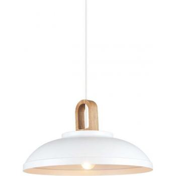 Lámpara colgante moderna Danito blanca, 1 luz, E27