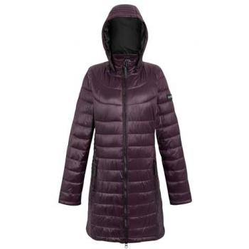 Regatta Women's Lightweight Water-Repellent Quilted Puffer Jacket Deep Plum Slim Fit Size 14