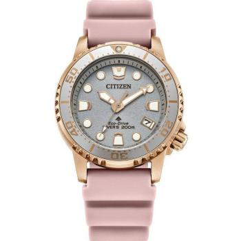 Citizen Promaster Diver EO2023-00A Women's Pink Silicone Watch - One Size
