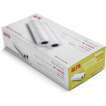 ALFA Accesorio Vacio 0002515000 Rollos 28Cms.X6mts, Plástico