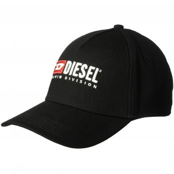 Diesel Denim Division Logo Gorra De Béisbol, Negro Un Tamaño