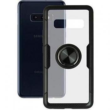 BigBuy Tech 8427542991276 Carcasa con Anilla Galaxy S10e 360 Ring Transparente
