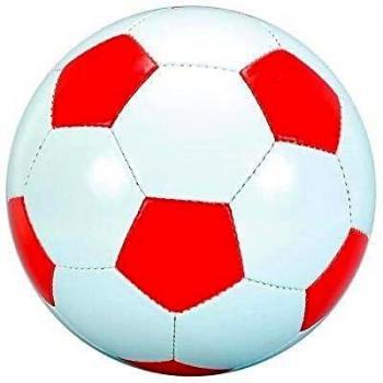 JuguetesFantasia.com Balon Futbol Rojo Blanco