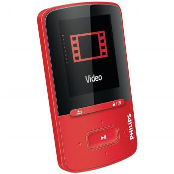 Philips gogear vibe reproductor de mp4 4 gb pantalla de 18 radio fm rojo