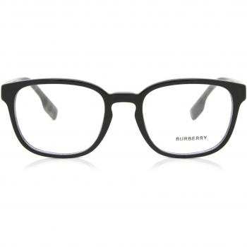 Burberry BE2344 EDISON 4077 Gafas Recetadas para Hombre Negras con lentes de 51 mm