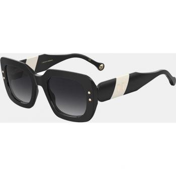 Carolina Herrera Black White/Grey Sunglasses for Women, Size: 52 MM with Original Case