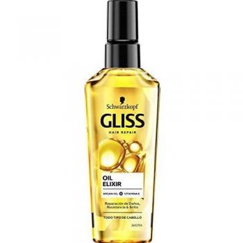 Gliss - Daily Elixir Oil - Nutrition and Shine Hair Oil - 3 units of 75ml - Schwarzkopf