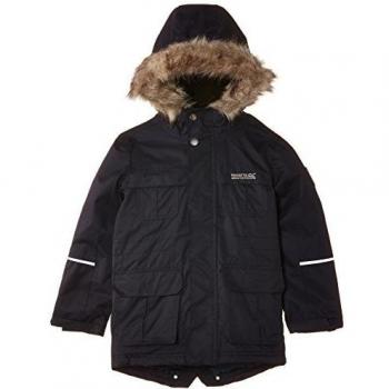 Regatta Doofus - Cazadora impermeable infantil azul azul marino Talla:talla 11-12