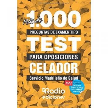 Mas de 1.000 preguntas de examen. Celador SERMAS