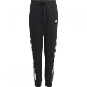 Pantalones de algodón Adidas Future Icons 3 bandas para niña en color negro