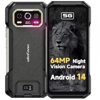 Smartphone Rugerizado Ulefone Armor 27 Pro 5G - 12GB RAM, 256GB Almacenamiento, Pantalla FHD+ de 6.78, NFC, Batería de 10600 mAh