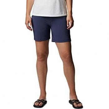 Pantalones Cortos Columbia Peak To Point 6 azul marino blanco mujer