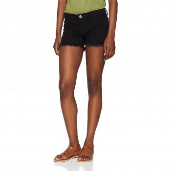 ONLY NOS NOS Onldylan Low Pushup Dnm Shorts NJ Nl04, Pantalones Cortos para Mujer, Negro