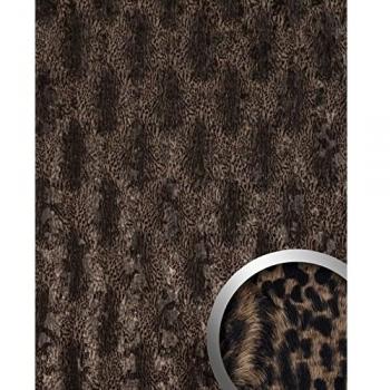Panel decorativo WallFace 14324 PELZ SAVANNA Autoadhesivo aspecto pelo gato montés peluche multicolor 2,60 m2