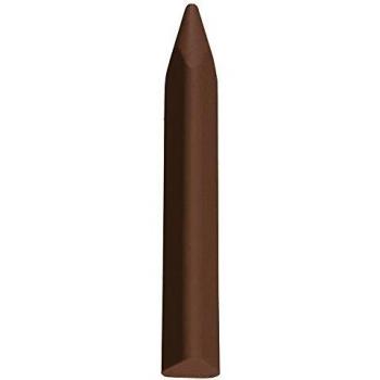 Jovi - Ceras Triangulares Triwax, Estuche 12 Ceras, Color marrón Oscuro