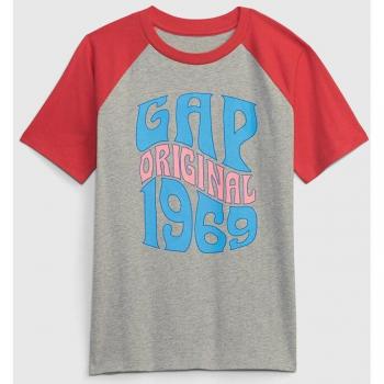 Camiseta de niño manga corta cuello redondo de Gap