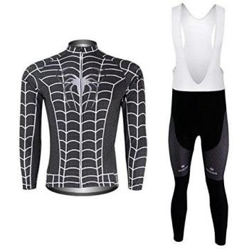 (Envío por Expreso)(traje(tipo tirante&Forro polar) tamaño:L) large 2015 los maillot rompevientos ropa de chaleco hombres para sudo transpirable ciclismo manga rendimiento jerseys Jerseys