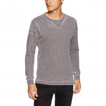 Diesel - Camiseta de Manga Larga para Hombre, Color Gris - Gris - Small