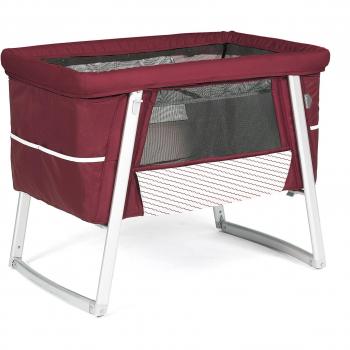 BABYHOME - Minicuna Babyhome Air granate/blanco