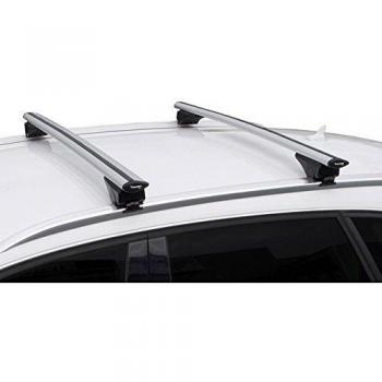 Bacas de Techo Universales Twinny Load Fly Bar 124 cm Aluminio Plata 100 kg