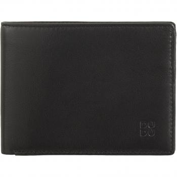 Cartera pequeña de hombre de piel multicolor DuDu Caprera con RFID
