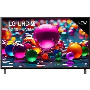 Televisor LG 43UA74006LB 43 4K Ultra HD Smart TV WebOS AirPlay2 HDR HDMI 2.1 Sin Marco