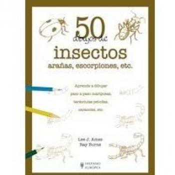 50 dibujos de insectos, arañas, escorpiones, etc. - Lee J Ames Ray Burns