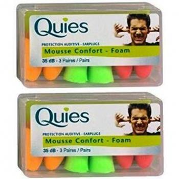 Quies - Foam Comfort Protection - 3 Pairs - Pack of 2