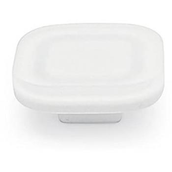 Pomo Acrílico Topacio 70x70 - Acabado Elegible en Acrílico Blanco