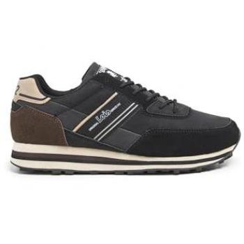 Zapatillas Deportivas Casual para Hombre Lois 64403C con Cierre de Cordones y Logo Lateral Color Negro Talla 45
