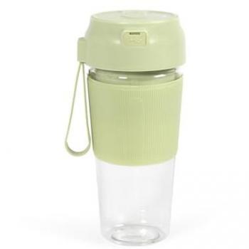 Licuadora portátil Livoo DOP248M - 40W, 300ml, 6 cuchillas de acero inoxidable, batería de 1500 mAh, color verde matcha y transparente