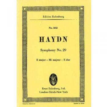 Sinfonía nº 29 en Mi Mayor de Haydn para Orquesta (Hob. I:29)