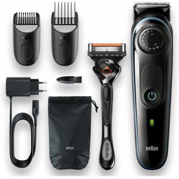 Braun BeardTrimmer 5 BT5341 Recortadora de Barba para Hombres con Batería y 6 Accesorios