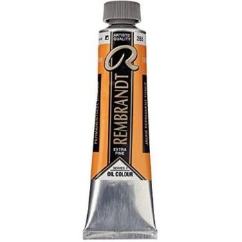 Talens Rembrandt - Excelentes colores de pintura al óleo - 40 ml - 285 Amarillo permanente oscuro