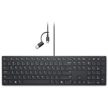 Teclado Dell KB525C - USB/USB-C, QWERTZ, Negro, con AI Copilot y 15 teclas programables