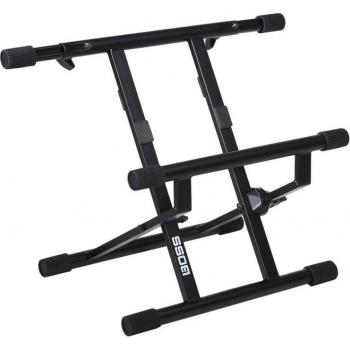 Boss BAS-1 Tilt-Back Amplifier Stand with Telescoping Support Arm, Black