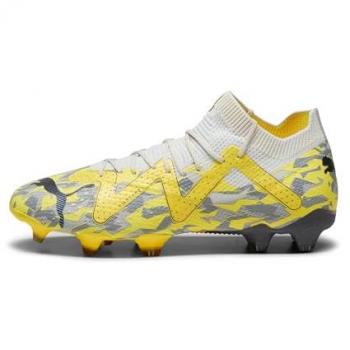 Puma Botas de Fútbol Future Ultimate FG/AG, Zapatillas Deportivas Unisex Adulto, Sedate Gray-Asphalt-Yellow Blaze, 38 EU