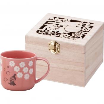 Scandinavian Little My MOOMIN Mug Set in Wooden Box - 350ml, Microwave & Dishwasher Safe