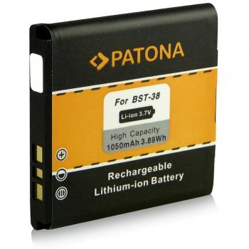 PATONA Bateria BST-38 Compatible con Sony Ericsson C510 C905 K770i K850i R306