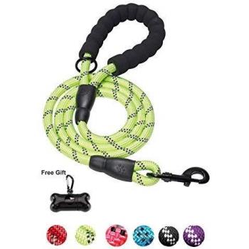 Havenfly Correa para Perros de Cuerda Resistente con Mango Acolchado Suave e Hilos Altamente Reflectantes, 1,5 m