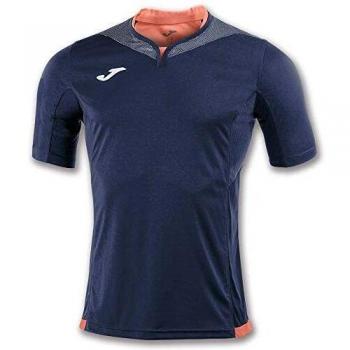 Joma Silver Camiseta de Juego Manga Corta, Hombres, Marino, S